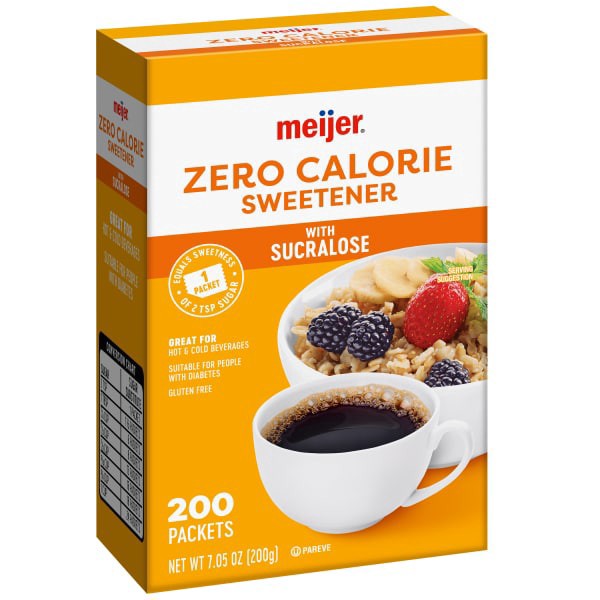 slide 4 of 29, Meijer Zero Calorie Sweetener with Sucralose, 200 ct