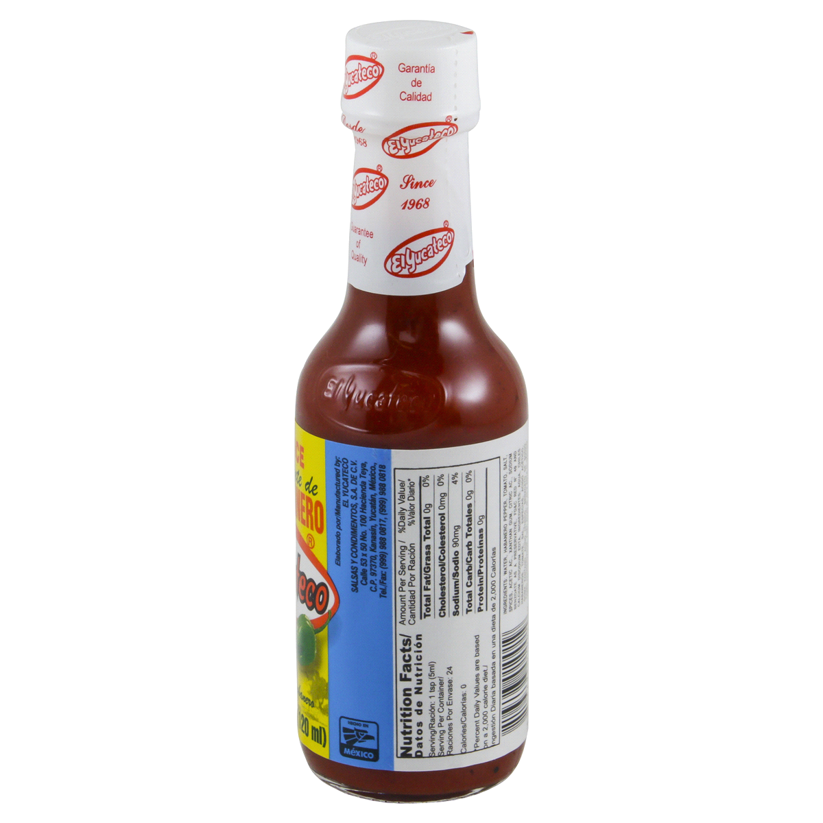 El Yucateco Red Chile Habanero Hot Sauce 4 oz Shipt