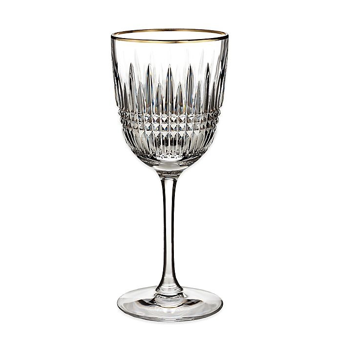 slide 1 of 1, Waterford Lismore Diamond Gold Goblet, 1 ct