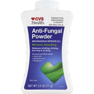 slide 1 of 1, CVS Health Anti-Fungal Powder, 2.5 Oz, 1 ct