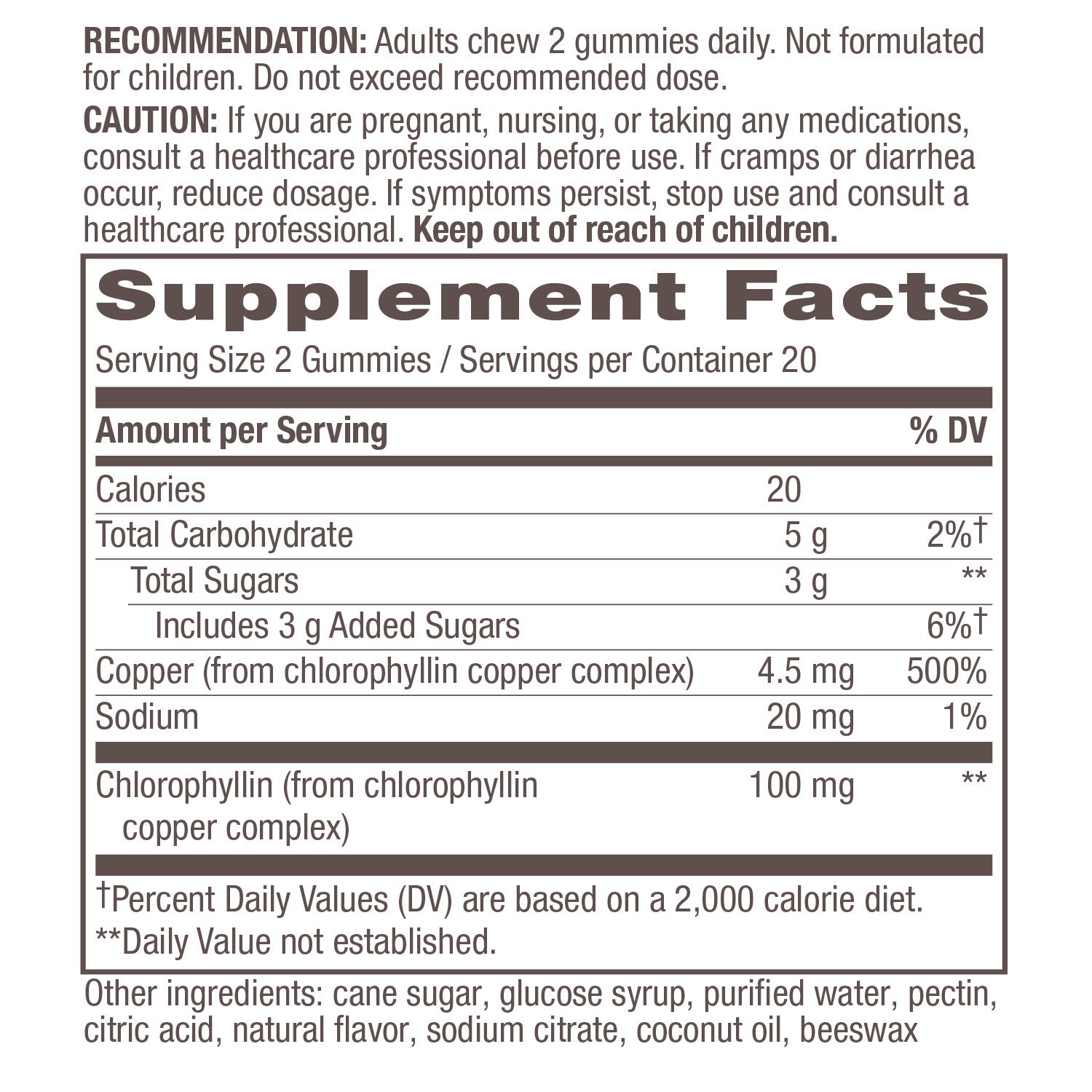 slide 2 of 4, Nature's Way Orchard Fruit Flavored Chlorophyll 40 Gummies, 40 ct