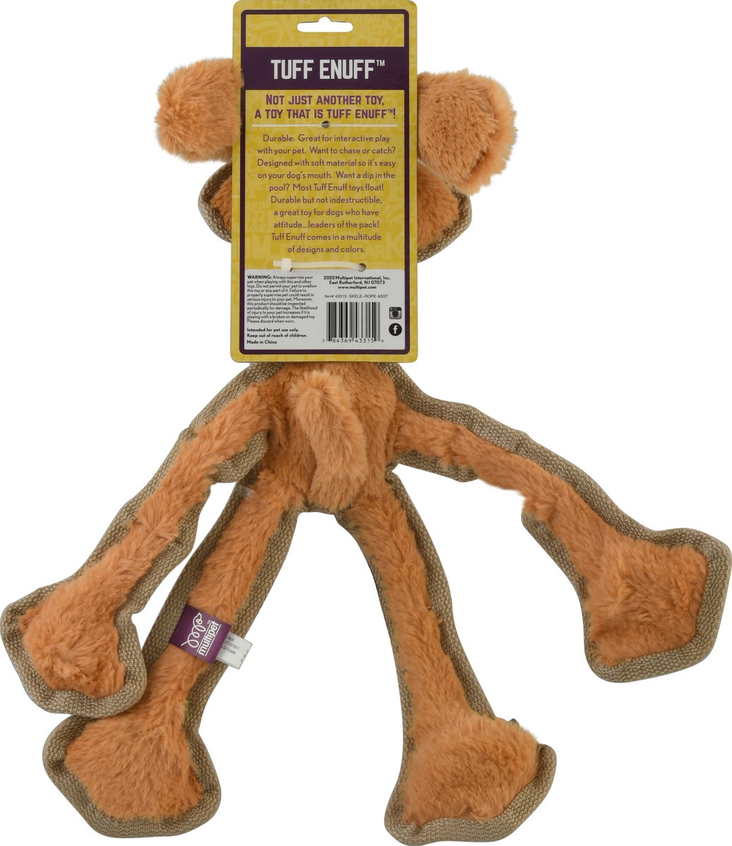 slide 7 of 9, MultiPet Tuff Enuff Skele-Rope Dog Toy 1 ea, 1 ct