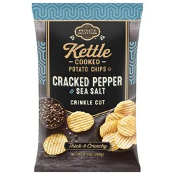 Private Selection Original Sea Salt Crinkle Cut Kettle Chips