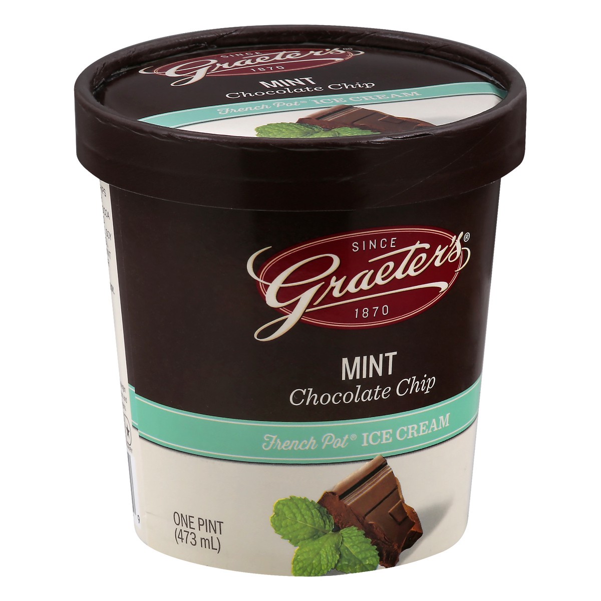 slide 2 of 9, Graeter's Mint Chocolate Chip Ice Cream, 1 pint