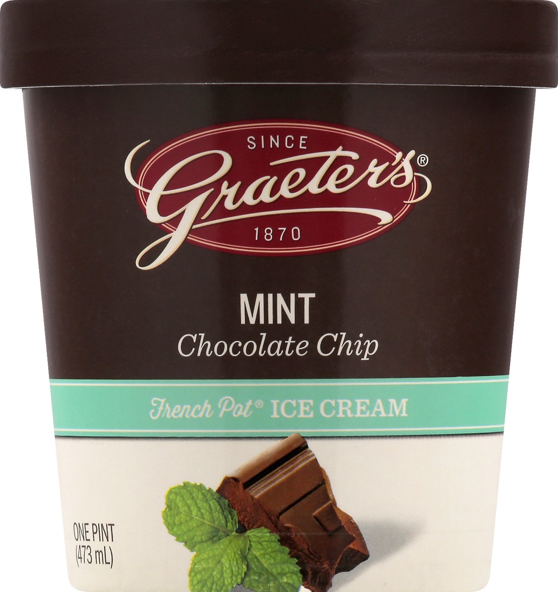 slide 6 of 9, Graeter's Mint Chocolate Chip Ice Cream, 1 pint