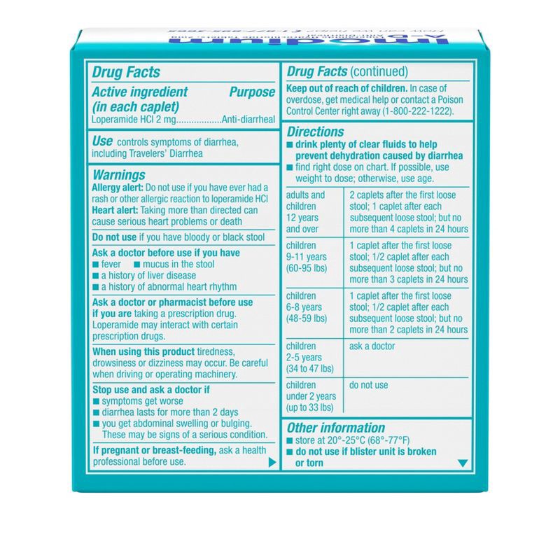 slide 2 of 7, Imodium Anti-Diarrheal caplets - 24ct, 24 ct