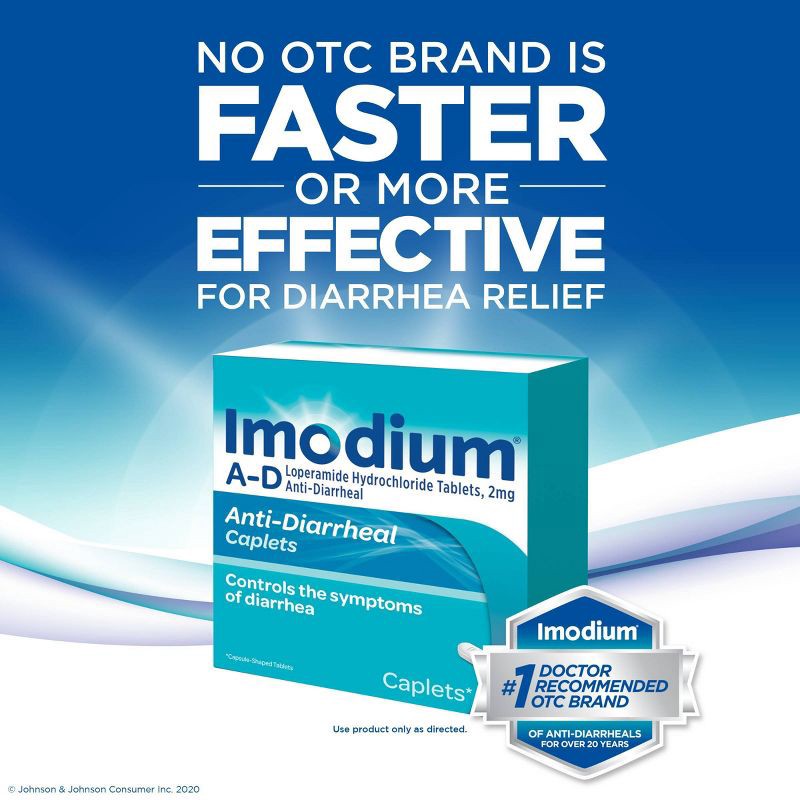 slide 6 of 7, Imodium Anti-Diarrheal caplets - 24ct, 24 ct