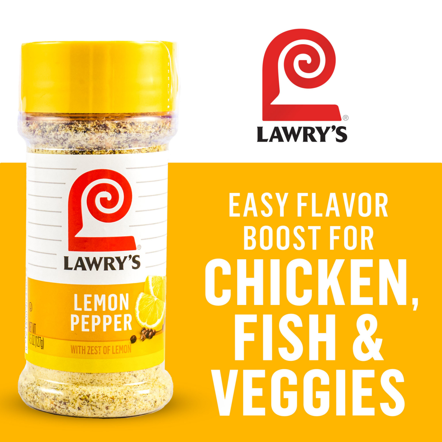 slide 7 of 8, Lawry's Lemon Pepper Blend, 4.5 oz, 4.5 oz