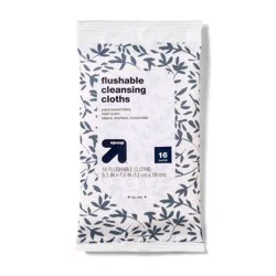 Flushable Cleaning Cloths - Fresh Scent - 16ct - up & up