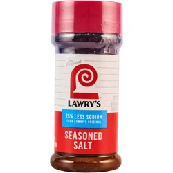 Lawry's 25% Less Sodium Seasoned Salt, 8.0 oz