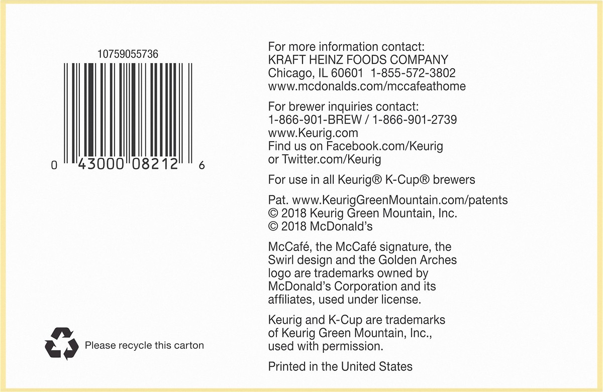 slide 2 of 14, McCafé Cafe Selections French Vanilla Latte K-Cup Pods & Milk Frothers 6 ct Box, 7.65 oz