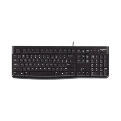 Logitech K120 Ergonomic Desktop USB Keyboard - Black (920-002478)