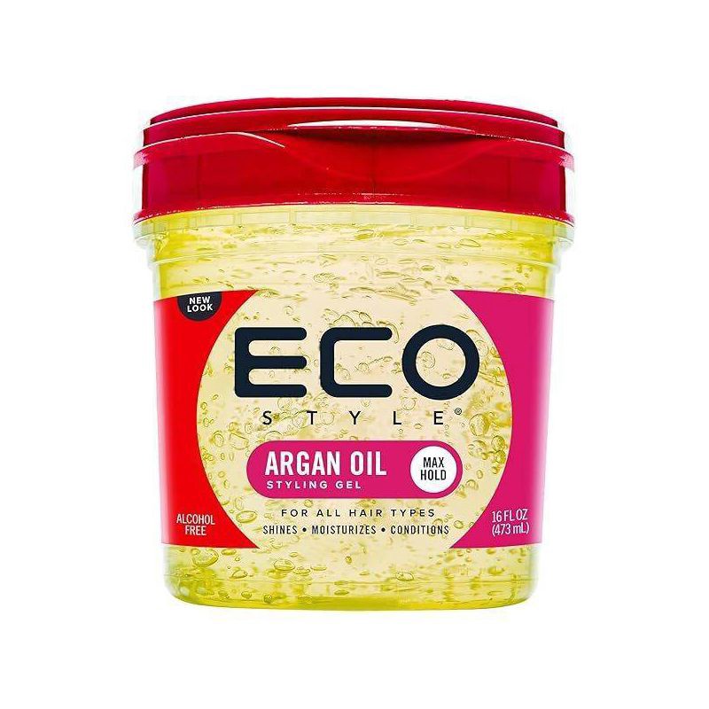 slide 1 of 5, ECO STYLE Professional Styling Gel with Argan Oil - 16 fl oz, 16 fl oz