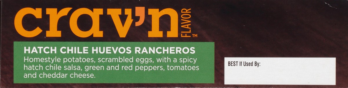 slide 9 of 9, Crav'n Flavor Hatch Chile Huevos Rancheros Breakfast Bowl 7 oz, 7 oz