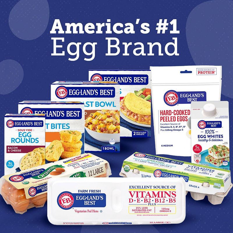 slide 8 of 11, Eggland's Best Organic Grade A Large Brown Eggs - 12ct, 12 ct
