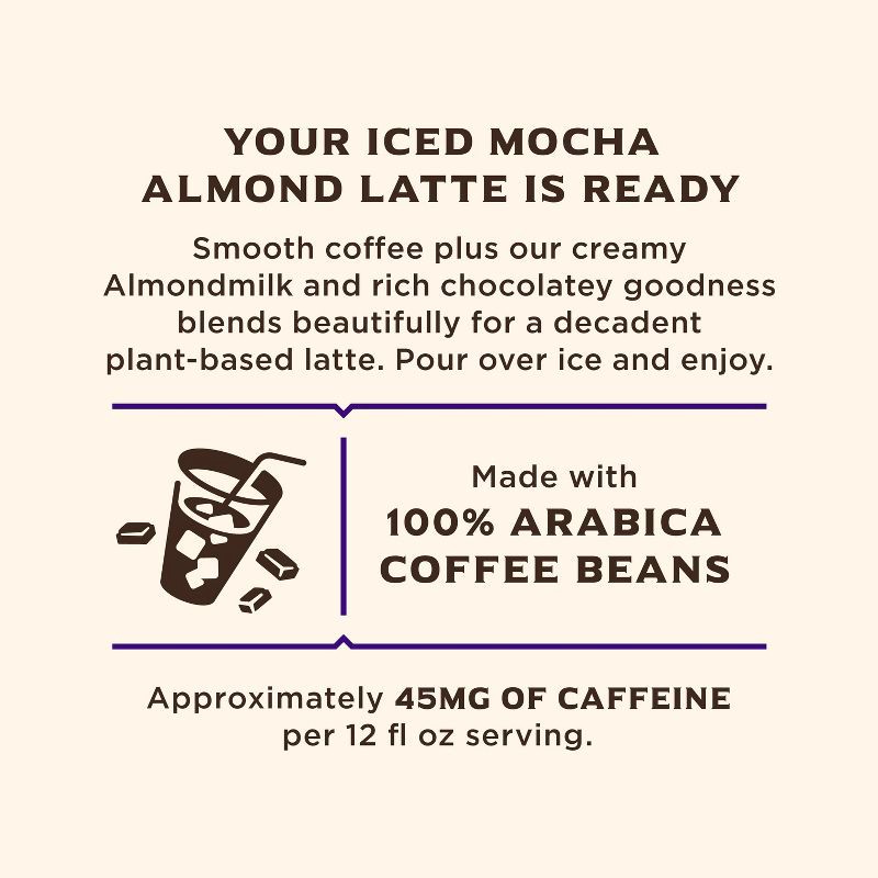 slide 10 of 11, Califia Farms Mocha Cold Brew Coffee with Almond Milk - 48 fl oz, 48 fl oz