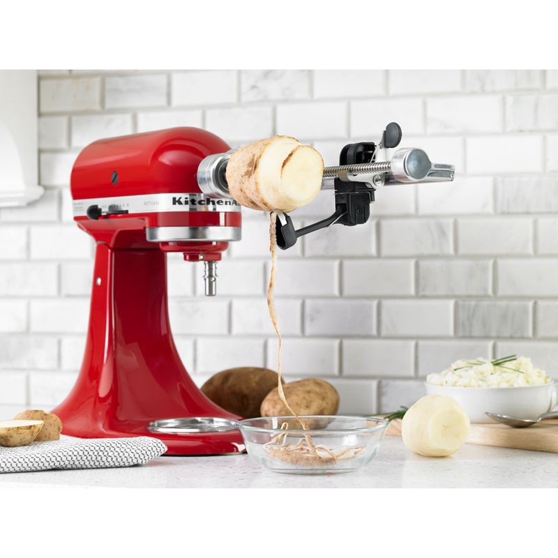 slide 9 of 9, KitchenAid Spiralizer Attachment with Peel, Core and Slice - KSM1APC, 1 ct