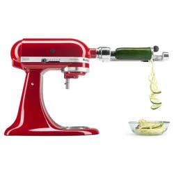 KitchenAid Spiralizer Attachment with Peel, Core and Slice - KSM1APC: Metal Stand Mixer Accessory, Dishwasher-Safe