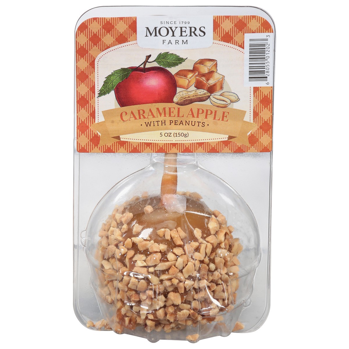 slide 1 of 9, Moyers Caramel Apple with Peanuts 5 oz, 5 oz