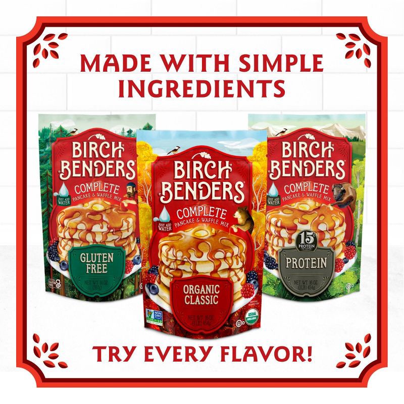 slide 7 of 7, Birch Benders Gluten Free Pancake & Waffle Mix - 14oz, 14 oz