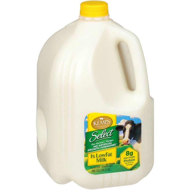 slide 3 of 14, Kemps 1% Milk - 1gal, 1 gal