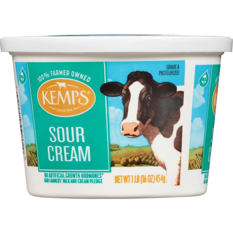 slide 5 of 6, Kemps Smooth and Creamy Sour Cream - 16oz, 16 oz