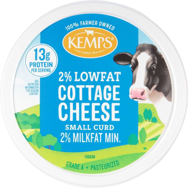 slide 4 of 4, Kemps 2% Low Fat Cottage Cheese - 22oz, 22 oz