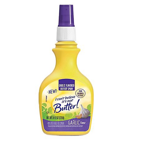 slide 1 of 1, I Cant Believe Its Not Butter Garlic Spray 8 Oz - 8 OZ, 8 oz