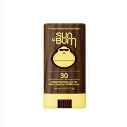 Sun Bum Sunscreen Face Stick - SPF 30 - 0.45oz: Aluminum-Free, Vegan, Oil-Free, Paraben-Free