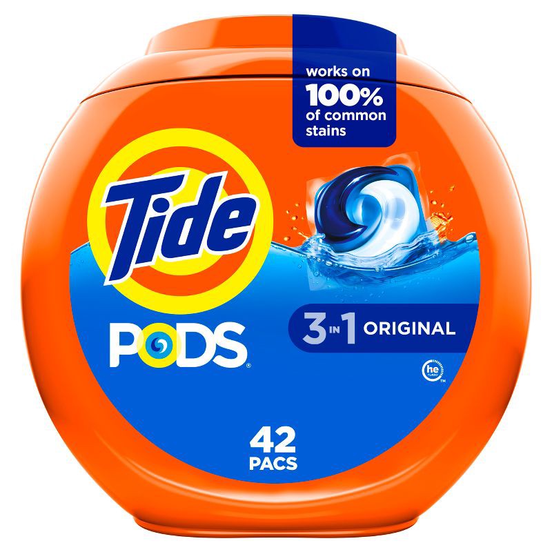 slide 1 of 13, Tide Original HE Laundry Detergent Pods 42 Pacs - 32oz, 32 oz