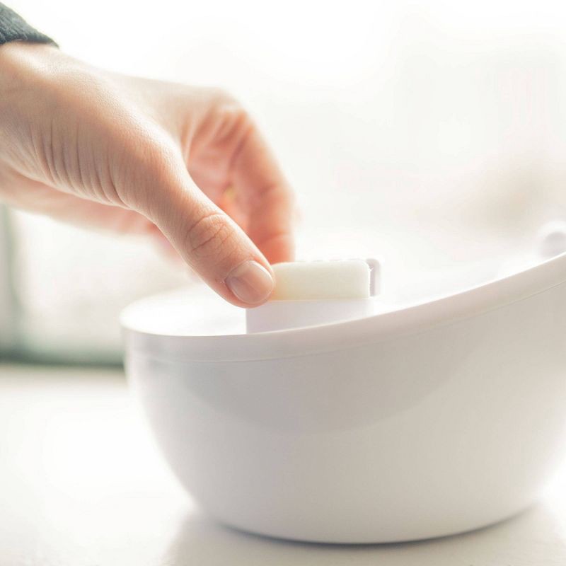 slide 8 of 10, Crane Droplet Ultrasonic Cool Mist Humidifier - Blue/White, 1 ct