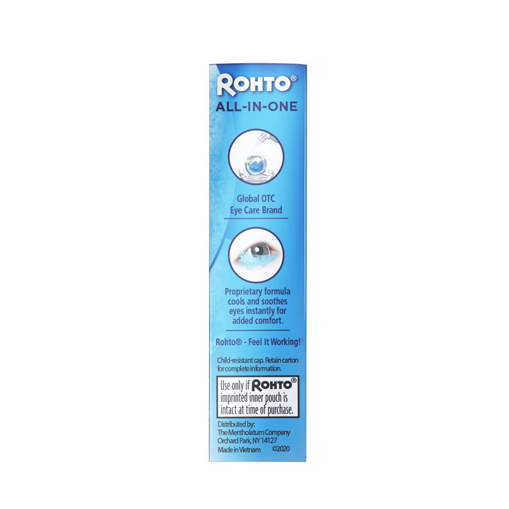 slide 9 of 11, Rohto Ice All-in-one Multi-Symptom Relief Cooling Eye Drops - 0.4oz, 0.4 oz