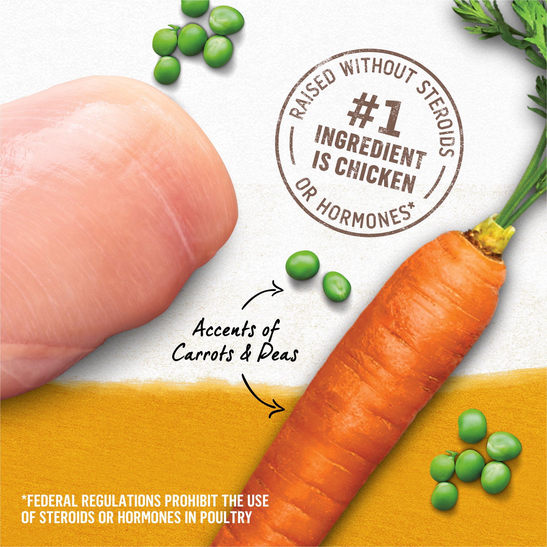 slide 4 of 8, Beyond Purina Beyond Chicken, Carrot and Pea Ground Grain Free Wet Dog Food Natural Pate with Added Vitamins and Minerals, 