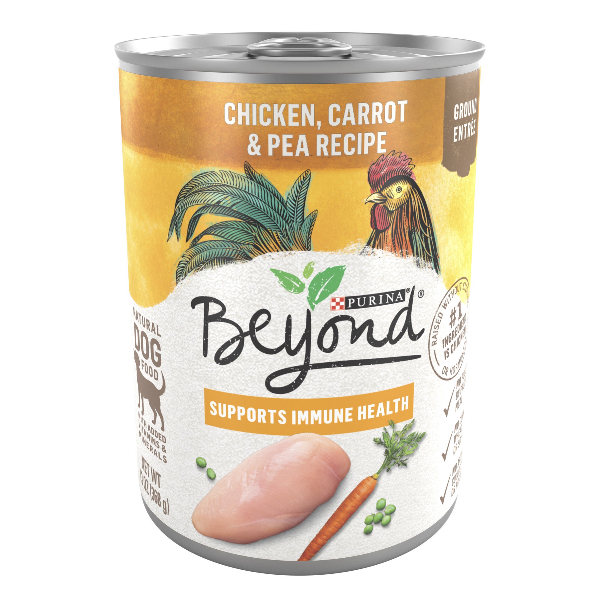 slide 1 of 8, Beyond Purina Beyond Chicken, Carrot and Pea Ground Grain Free Wet Dog Food Natural Pate with Added Vitamins and Minerals, 