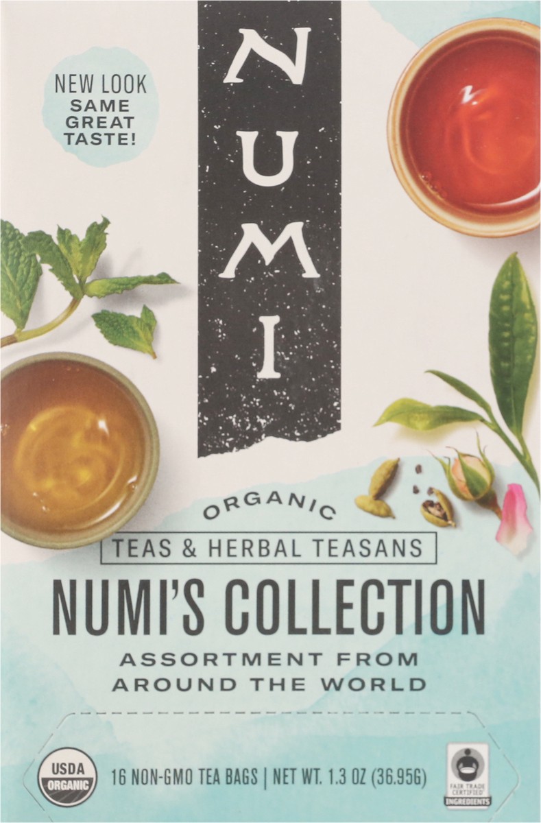 slide 6 of 9, Numi Organic Numi's Collection Teas & Herbal Teasans 16 ea, 16 ct