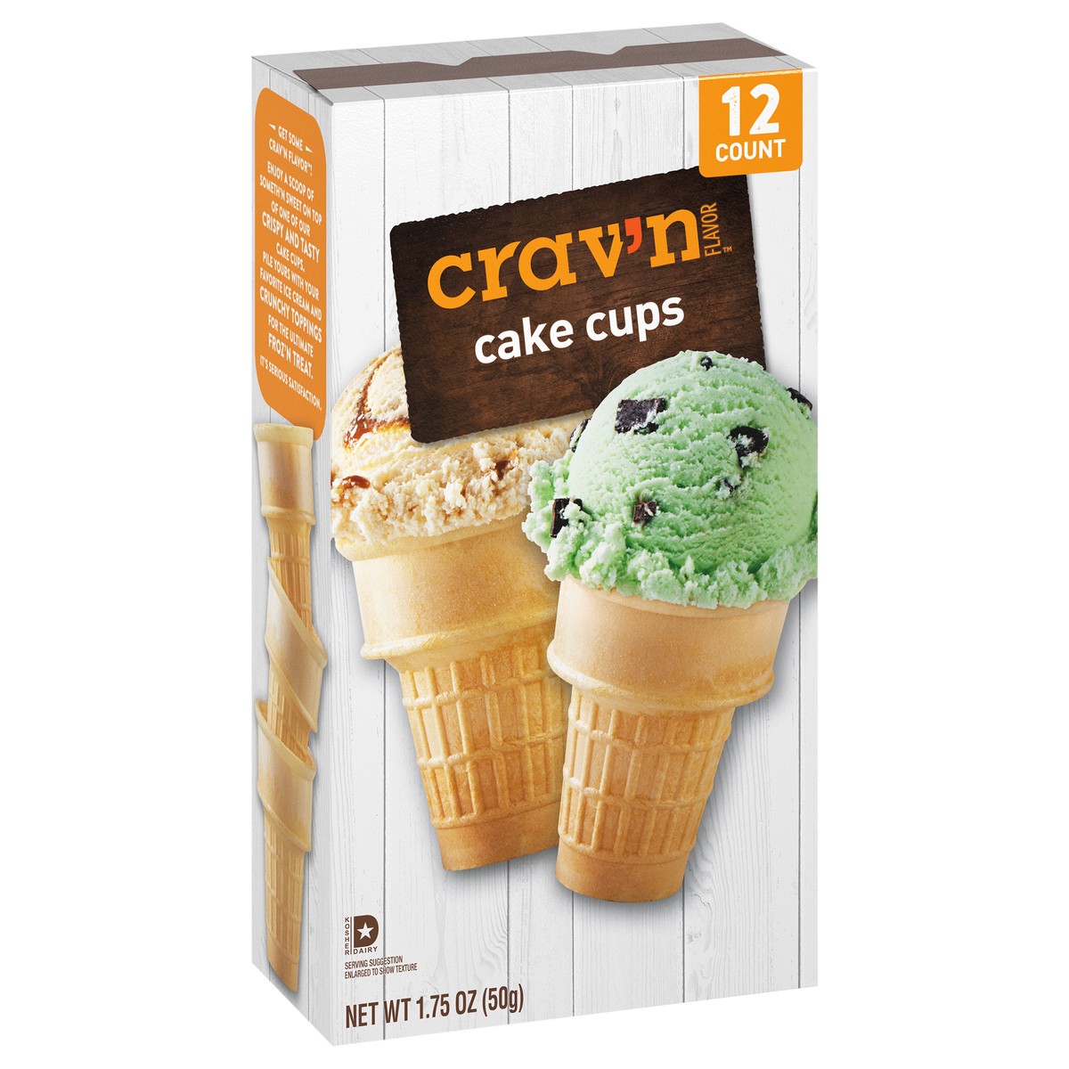 slide 3 of 4, Crav N Flavor Cake Cones, 12 ct