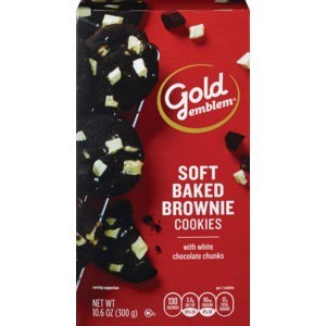 slide 1 of 1, CVS Gold Emblem Soft Baked Brownie Cookies, 10.6 oz; 300 gram