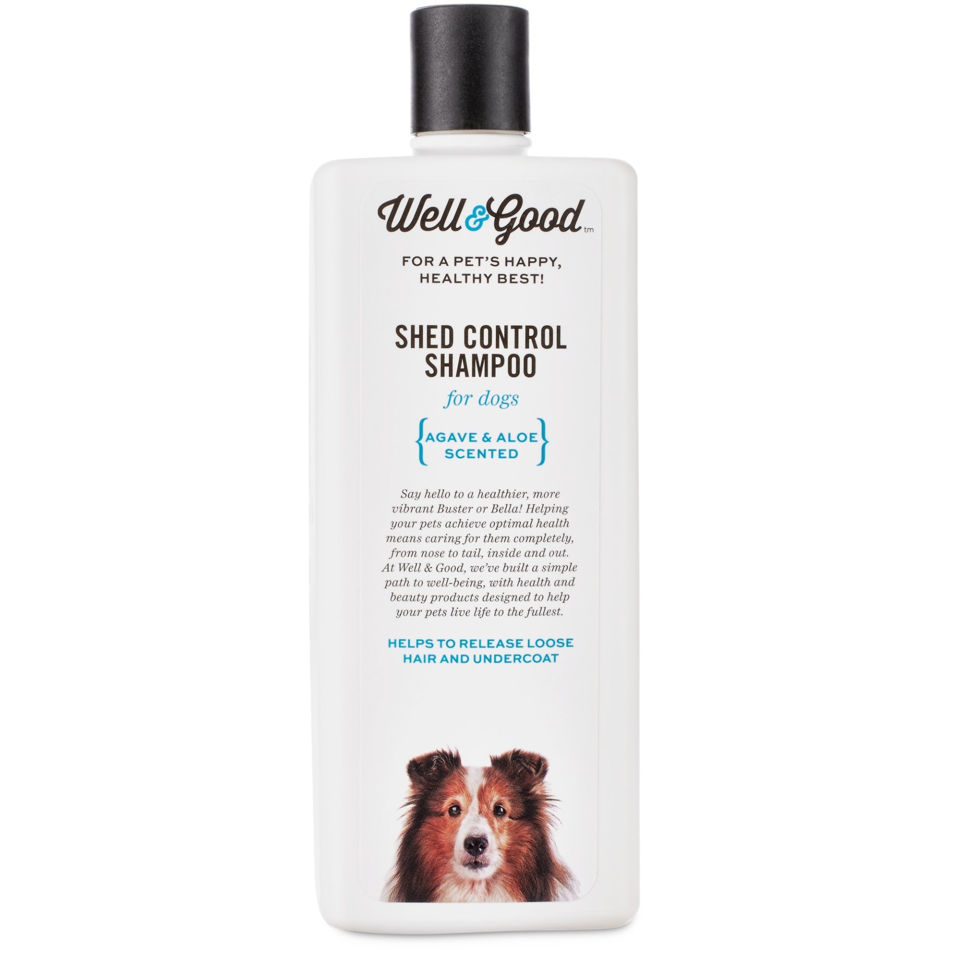 slide 1 of 1, Well & Good Shed Control Dog Shampoo, 16 fl oz