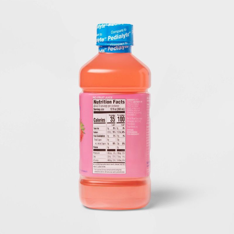 slide 4 of 6, Pediatric Oral Electrolyte Solution Strawberry - 33.8 fl oz - up&up™, 33.8 fl oz