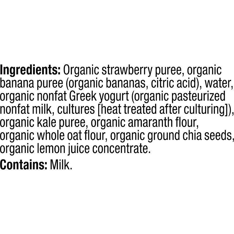 slide 6 of 11, Plum Organics Toddler Food Mighty 4 - Strawberry Banana Greek Yogurt Kale Amaranth Oat - 4oz/4ct, 4 ct; 4 oz