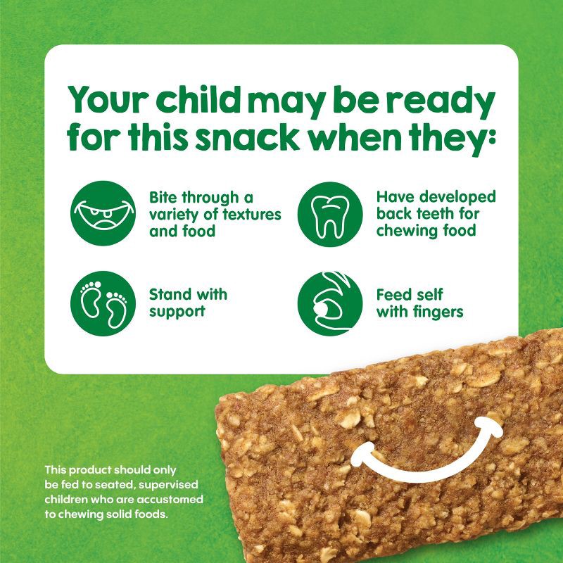 slide 16 of 16, Happy Baby HappyTot Fiber & Protein Organic Apples and Spinach Soft-Baked Oat Bar - 5ct/0.88oz Each, 5 ct, 0.88 oz