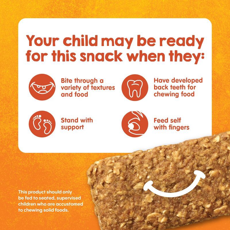slide 15 of 16, Happy Baby HappyTot Fiber & Protein Organic Bananas and Carrots Soft-Baked Oat Bar - 5ct/0.88oz Each, 5 ct, 0.88 oz