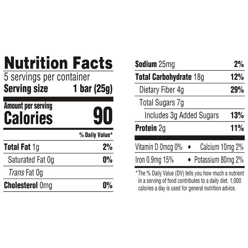 slide 8 of 16, Happy Baby HappyTot Fiber & Protein Organic Bananas and Carrots Soft-Baked Oat Bar - 5ct/0.88oz Each, 5 ct, 0.88 oz