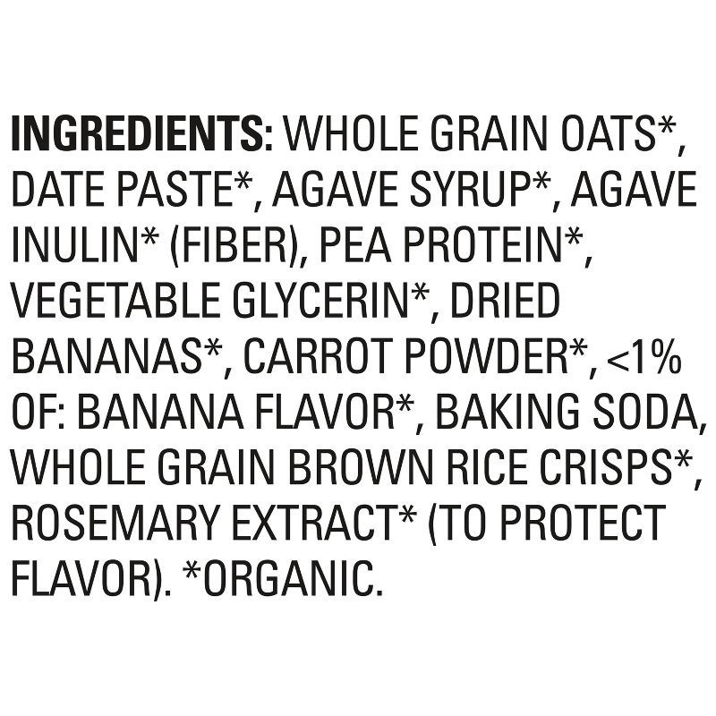 slide 9 of 16, Happy Baby HappyTot Fiber & Protein Organic Bananas and Carrots Soft-Baked Oat Bar - 5ct/0.88oz Each, 5 ct, 0.88 oz