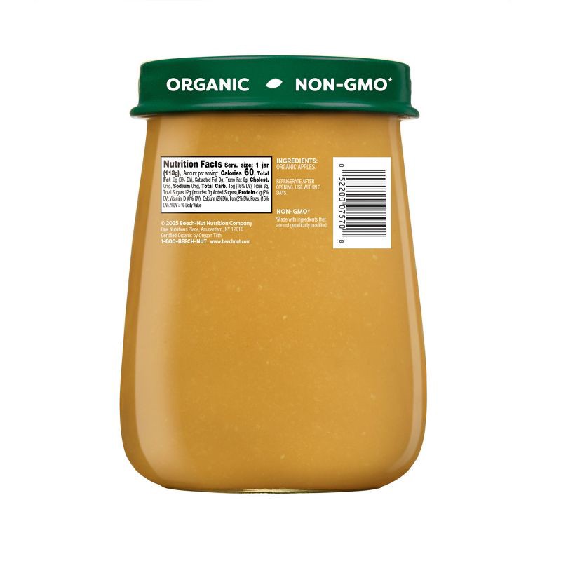 slide 2 of 7, Beech-Nut Non-GMO Organics Apples Baby Food Jar - 4oz, 4 oz