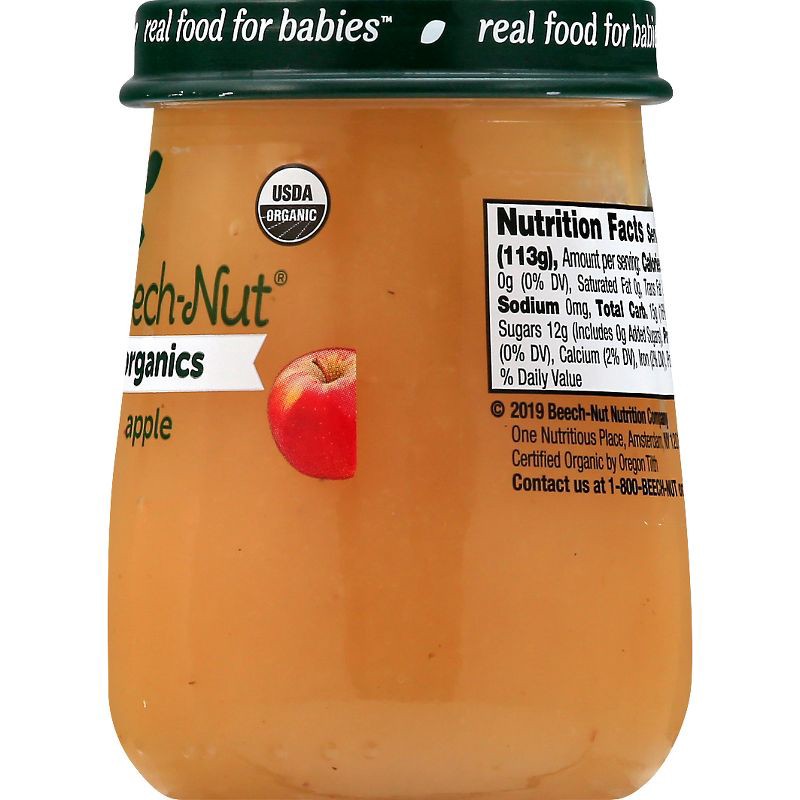 slide 6 of 9, Beech-Nut Organics Apples Baby Food Jar - 4oz, 4 oz