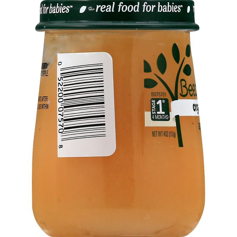 slide 7 of 9, Beech-Nut Organics Apples Baby Food Jar - 4oz, 4 oz