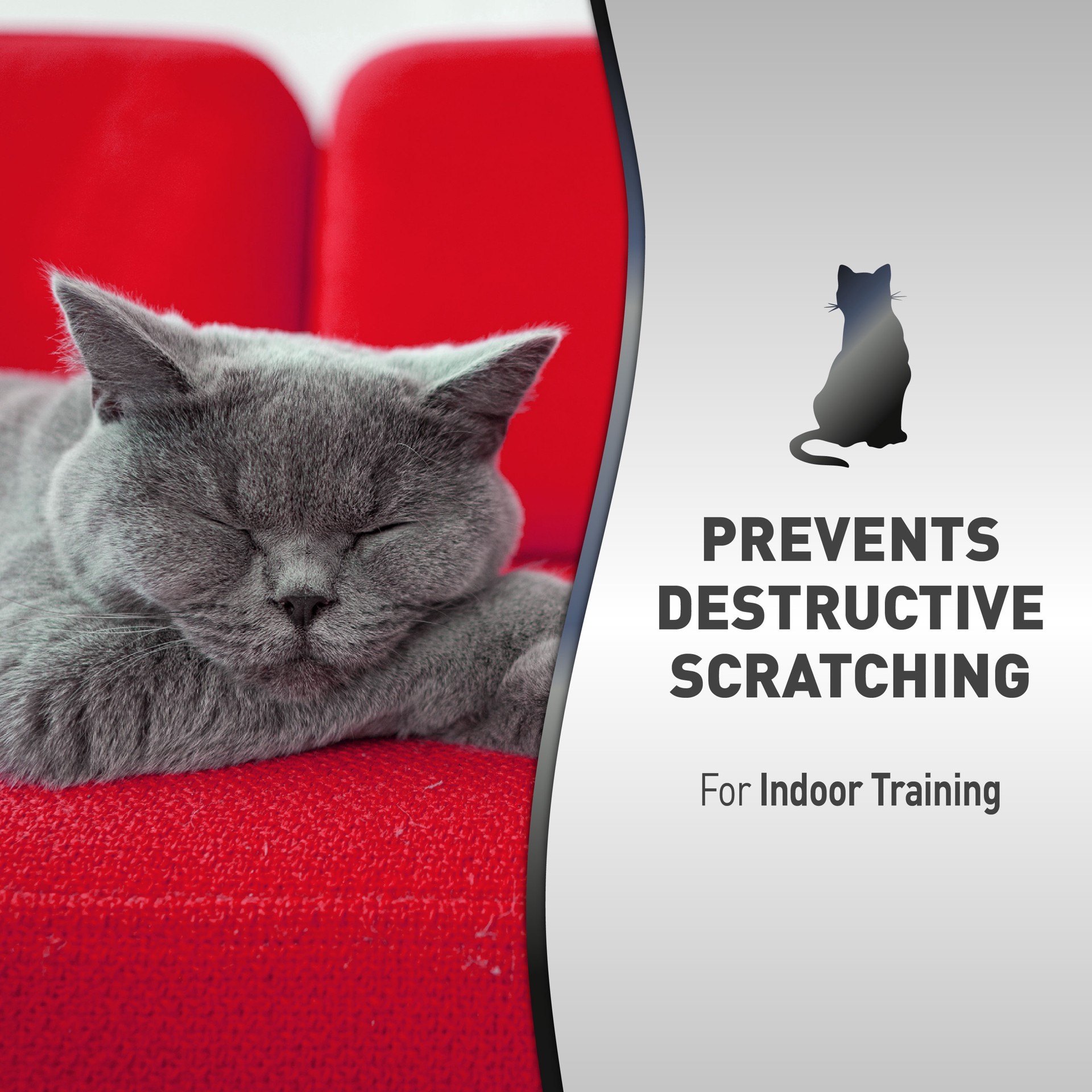 slide 4 of 9, Nature's Miracle Advanced Platinum Cat Scratch Deterrent Spray, 8 Ounces, Discourages Destructive Scratching, 0.63 lb