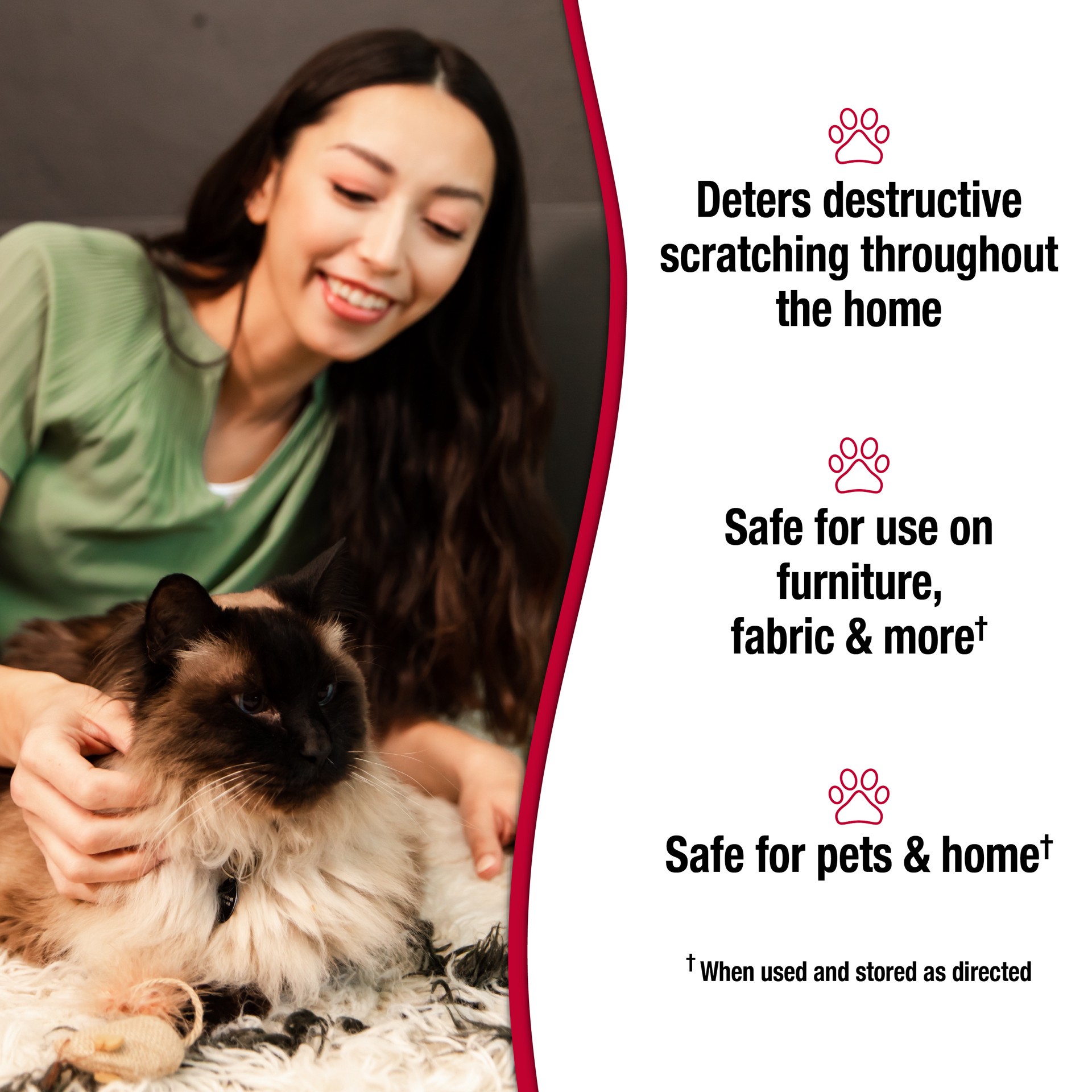 slide 2 of 9, Nature's Miracle Advanced Platinum Cat Scratch Deterrent Spray, 8 Ounces, Discourages Destructive Scratching, 0.63 lb