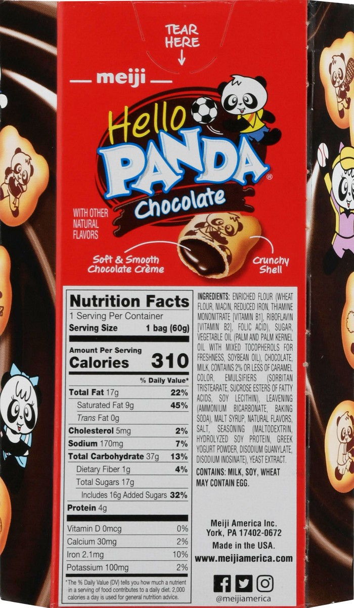 slide 14 of 14, Hello Panda Bite Size Chocolate Cookies 2.1 oz, 2.1 oz